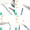 The Beadsmith Connector with Prong – Fold Over End Caps for Rattail, Leather, Suede, Lace, Ribbon, Cord, Ball Chain & Other Stringing for Jewelry Making